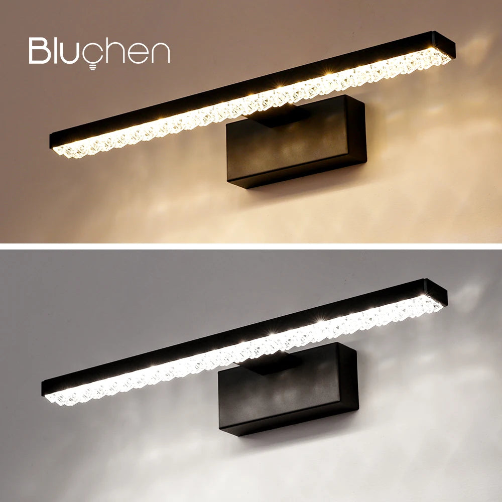 applique murale led moderne abat jour brillant design élégant - vue 6 sur 7