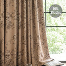 Rideau occultant floral thermique pour chambre salon moderne
