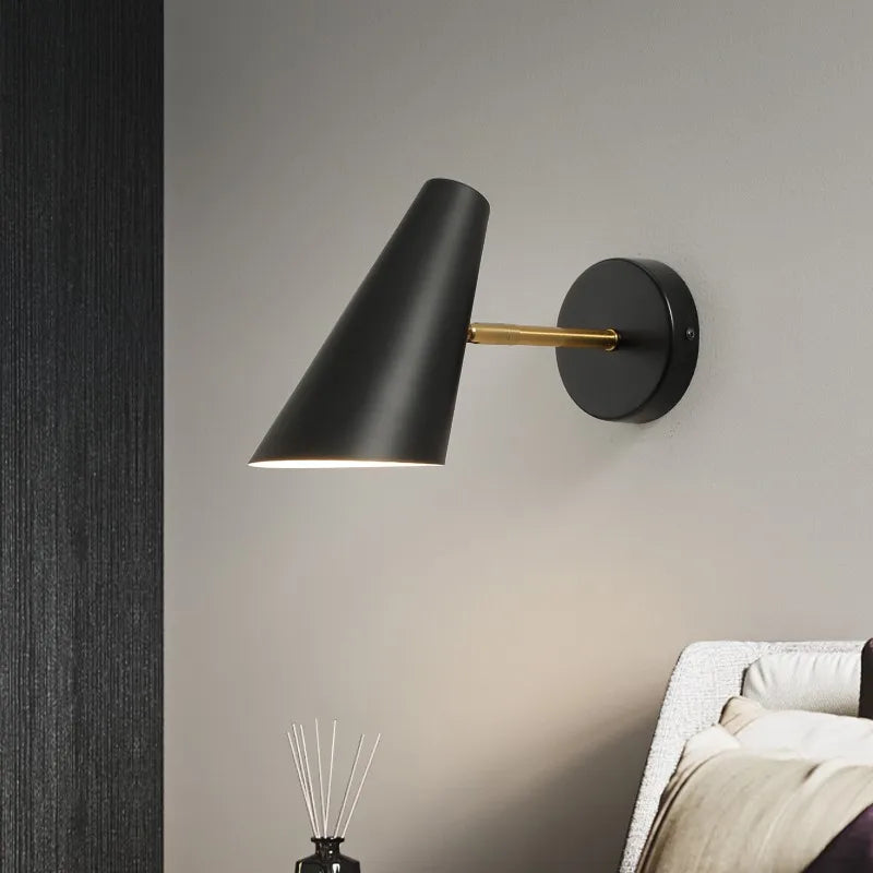 lampe de chevet nordique moderne avec interrupteur créatif ajustable - vue 4 sur 8