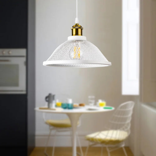 suspension Vintage rétro noir fer Net-Cage cuisine E27 LED pour chambre salon Restaurant