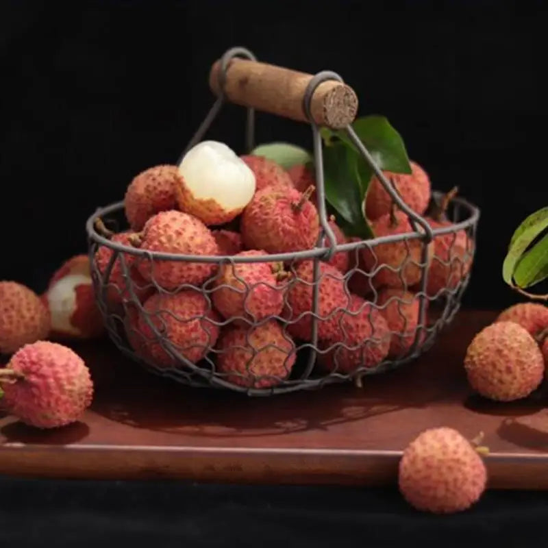 paniers de rangement tissés pour fruits légumes et collations - vue 4 sur 7