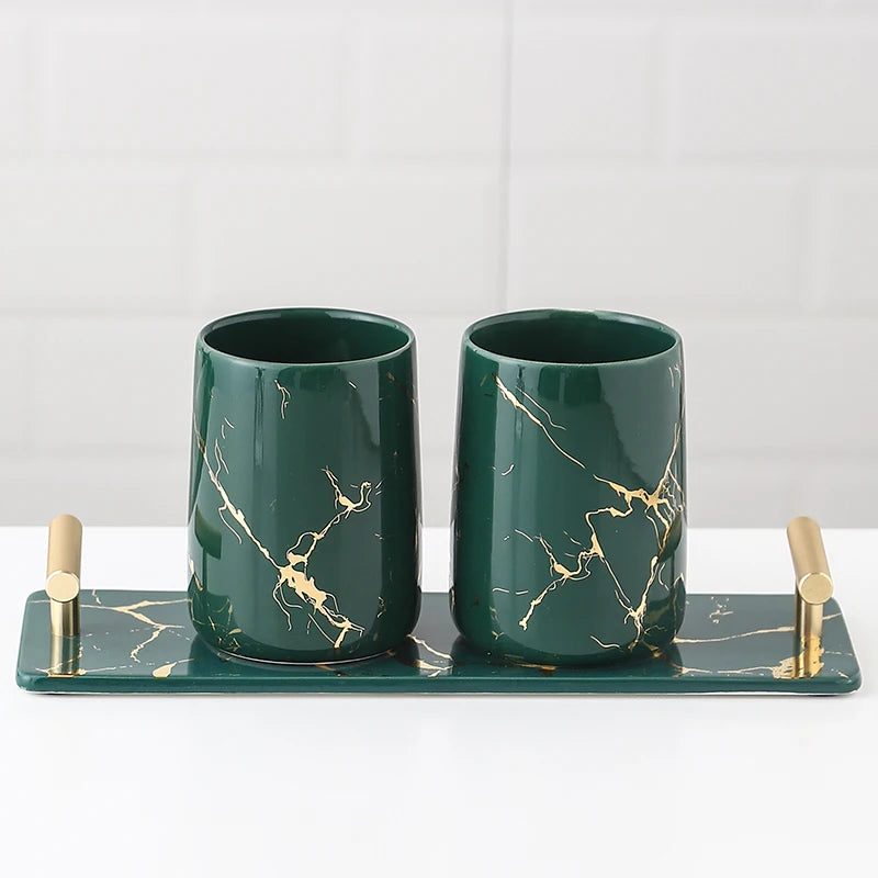 accessoires en céramique pour décoration de salle de bain - vue 11 sur 24