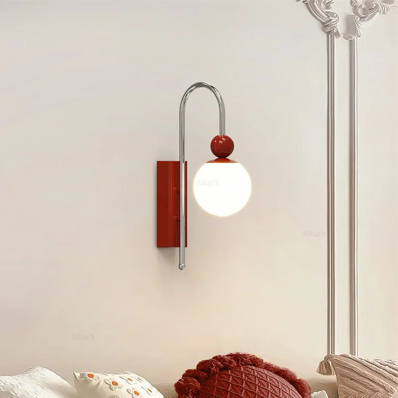 style lampe led murale métal gradation variable