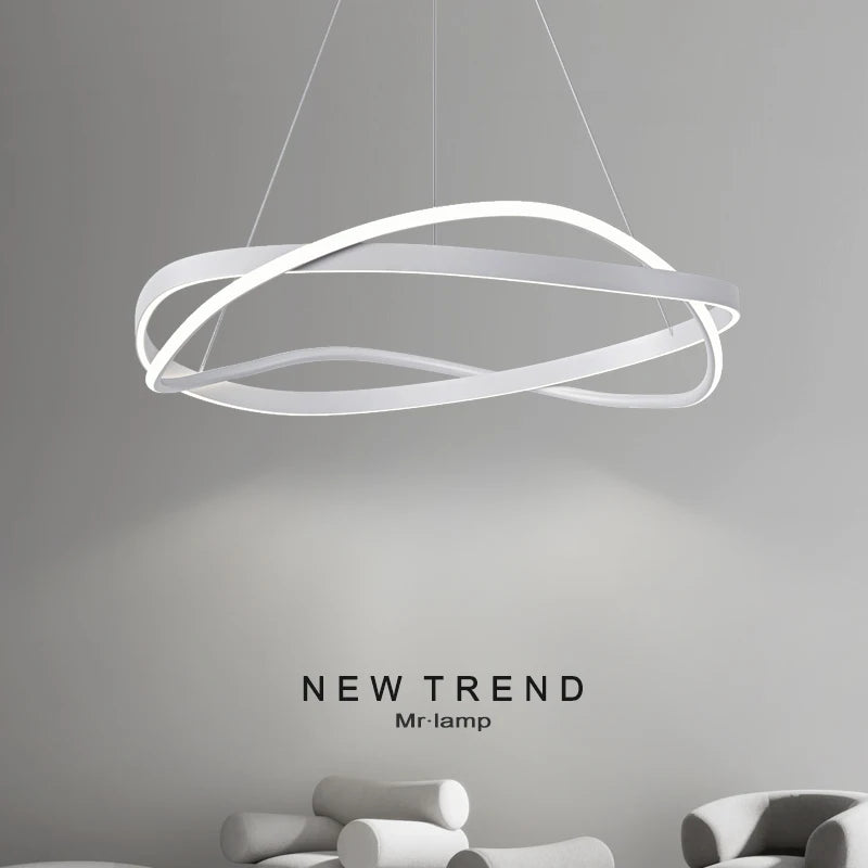 lustre led moderne minimaliste nordique pour bar restaurant