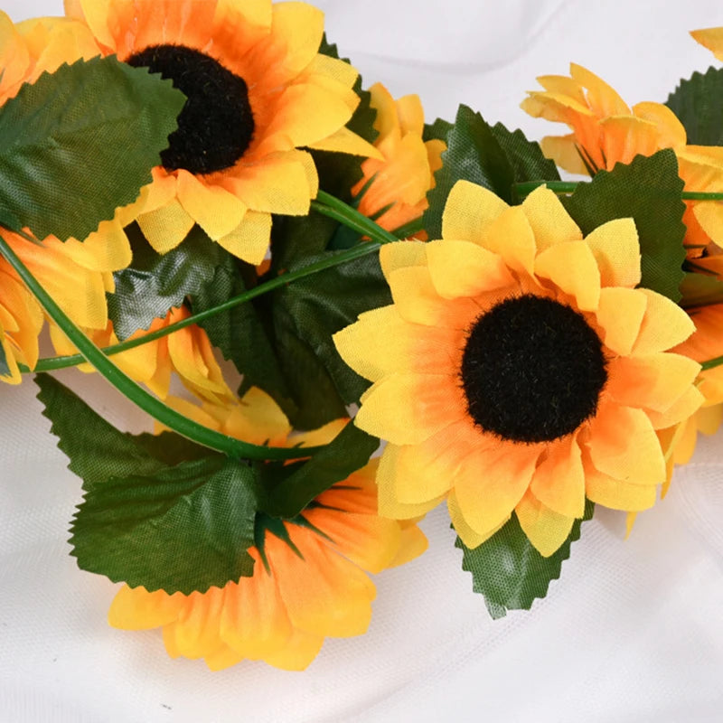 décoration de tournesol artificiel pour mariage et fêtes - vue 6 sur 7