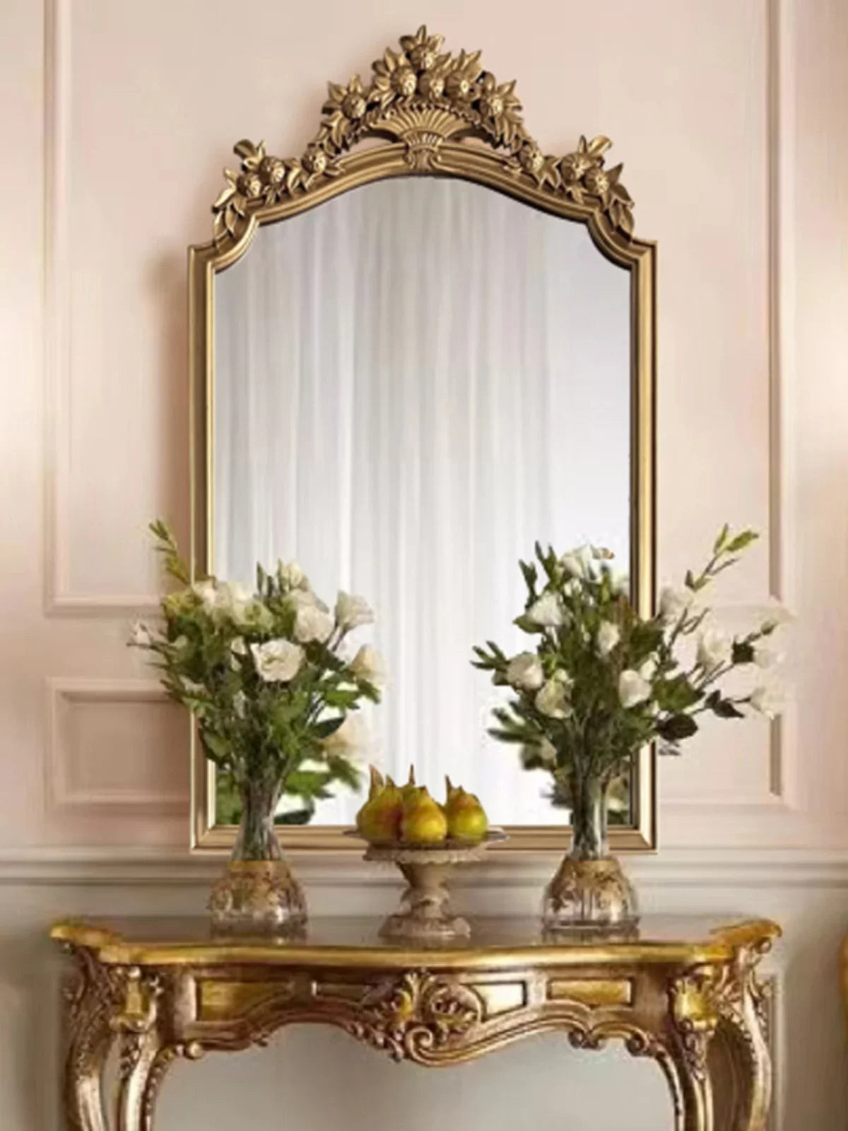 miroir rétro européen décoratif design créatif luxe grand HD - vue 6 sur 6