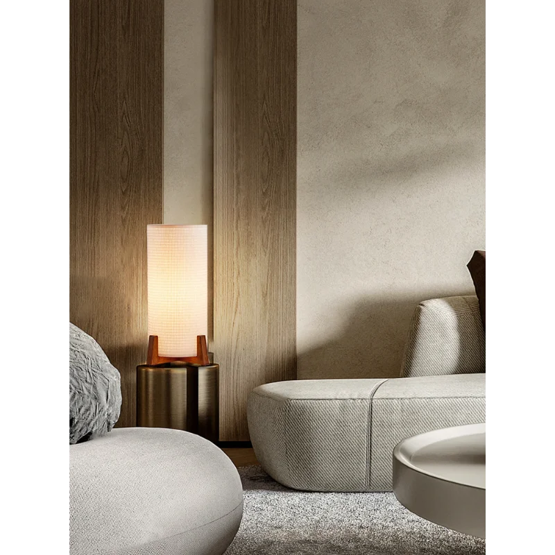 lampadaire style wabi-sabi japonais rétro design créatif - vue 5 sur 7