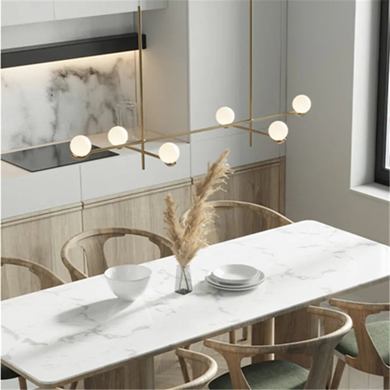 Lustre design plafond led or noir