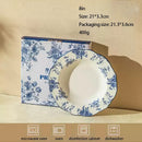 Service assiettes céramique floral style champêtre vintage