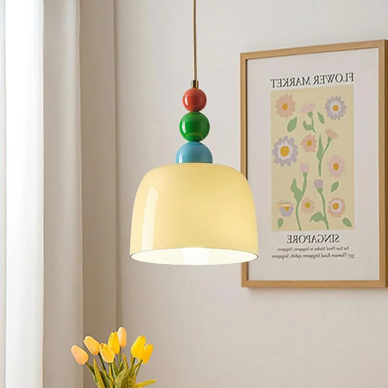Suspension design moderne perles LED - vue 2 sur 7