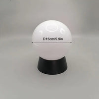 lampadaire extérieur globe noir pour éclairage de jardin et terrasse