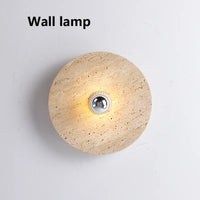 applique murale rétro en pierre naturelle design scandinave à led