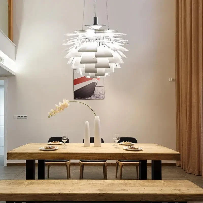 lustre suspension art led pinecone designer danois louis - vue 3 sur 12