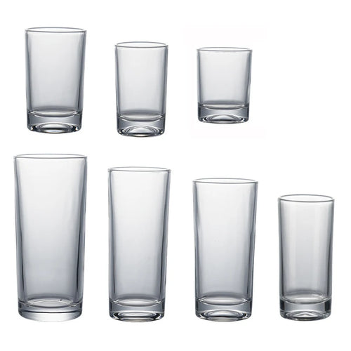 Verres cocktail design épuré résistants chaleur multi formats