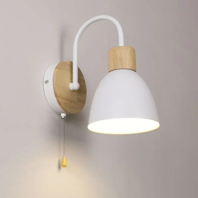Applique nordique moderne macaron avec interrupteur led décoration maison