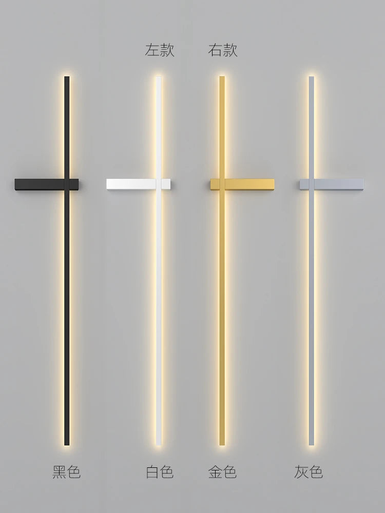 applique murale minimaliste moderne pour ligne de fond télévision
