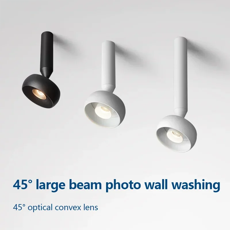 projecteur led rotatif réglable pour entrée allée décor spot
