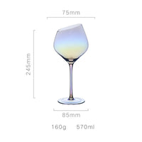 Verres champagne biseautés style nordique design créatif