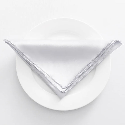 Serviette de table satin style moderne pour receptions