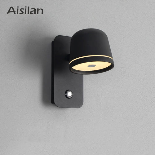 Applique murale LED avec variateur tactile et réglable Aisilan