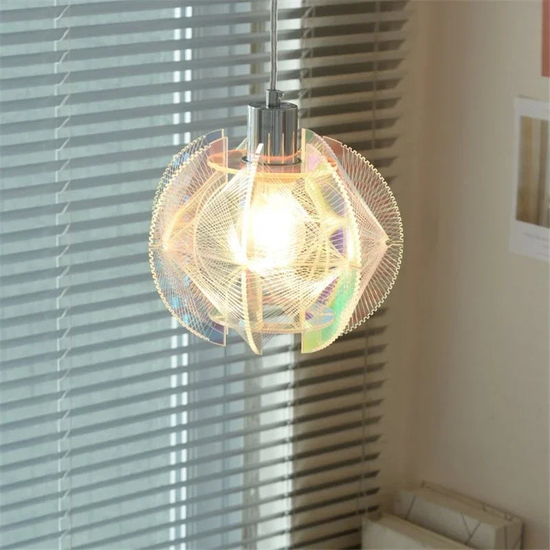 Suspension en acrylique design nordique pour décoration moderne