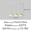 lustre led simple pour décoration intérieure nordique élégante