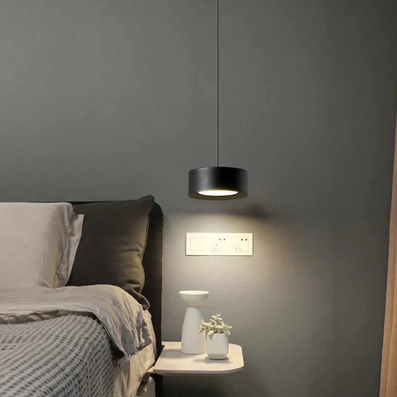 lustres led de chevet en laiton gradation 3 couleurs - vue 5 sur 8