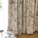 Rideau occultant floral élégant pour salon et chambre