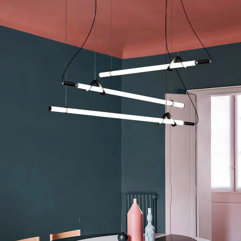 Lustre modernes led pour éclairage intérieur design
