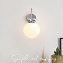 applique murale bauhaus bowknot verre led chrome blanc