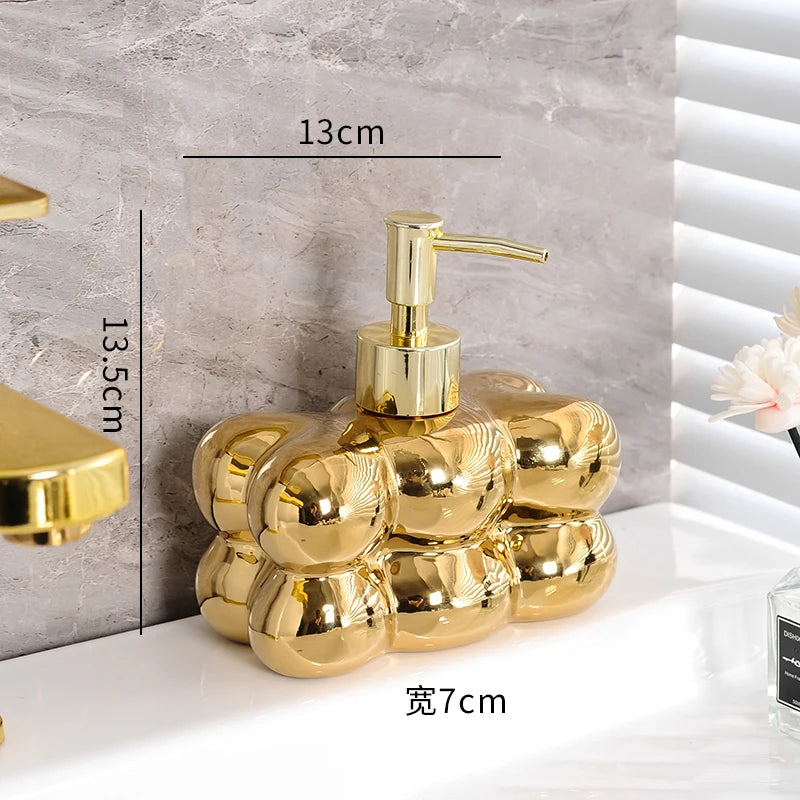 décoration de salle de bain luxe nuages créatifs en céramique - vue 22 sur 22