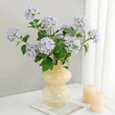 bouquet d'hortensias artificiels en soie pour décoration de mariage