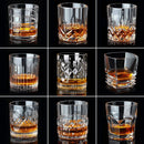 Verres cristal ciselé élégants pour whisky bière vin