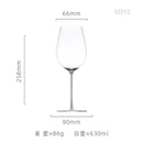 verre a vin cristal extra fin bord bombe