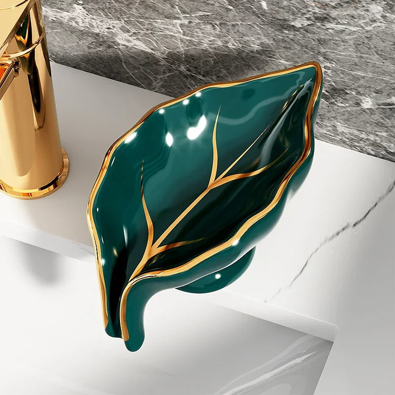 boîte à savon en céramique de luxe pour salle de bain