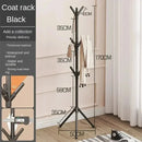 porte-vêtements et chapeaux support vertical en forme de branche