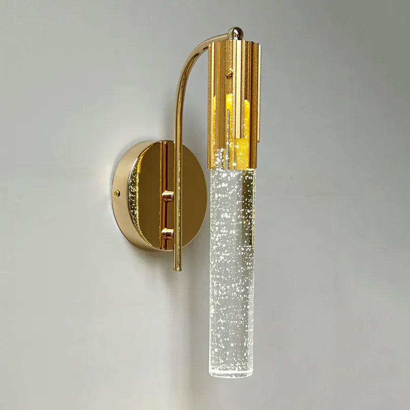 Applique murale Led moderne cristal éclairage salle bains - vue 2 sur 7