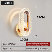 applique murale led moderne luminaire décoratif d'intérieur créatif