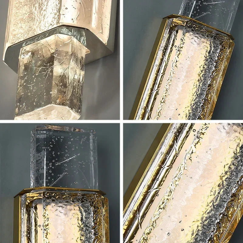 applique murale design luxe bulles cristal intérieur - vue 6 sur 8