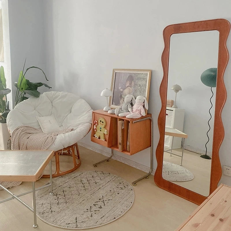 miroir de courtoisie en bois luxe pour décoration intérieure - vue 8 sur 7