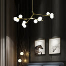 lustre style nordique moléculaire led créatif simple moderne