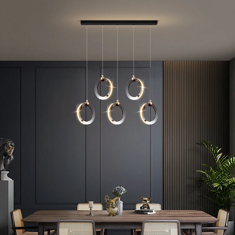 lustre postmoderne de luxe pour restaurant et bar