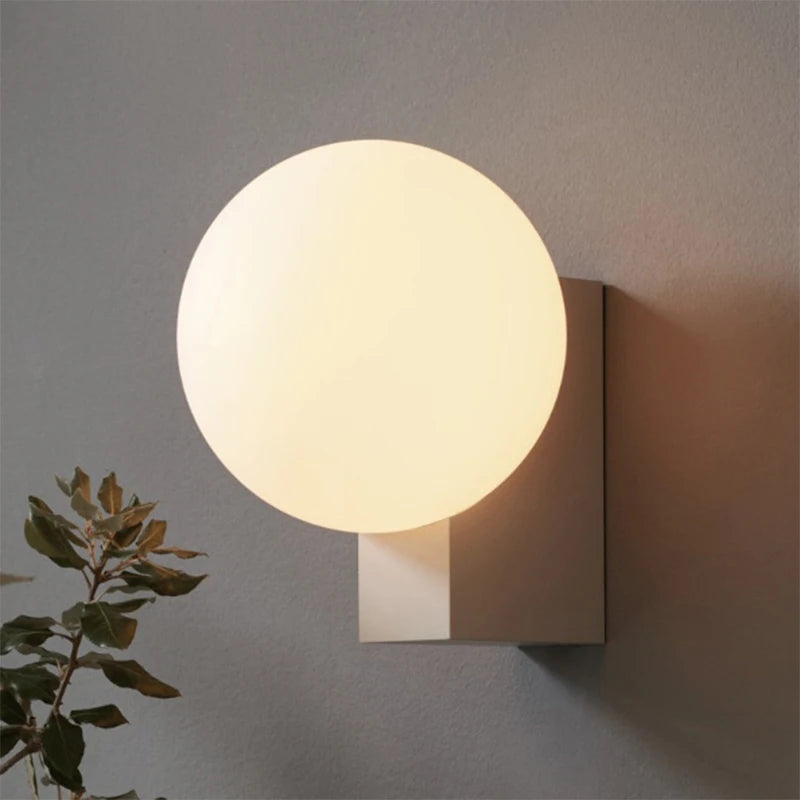Applique murale Led ronde minimaliste