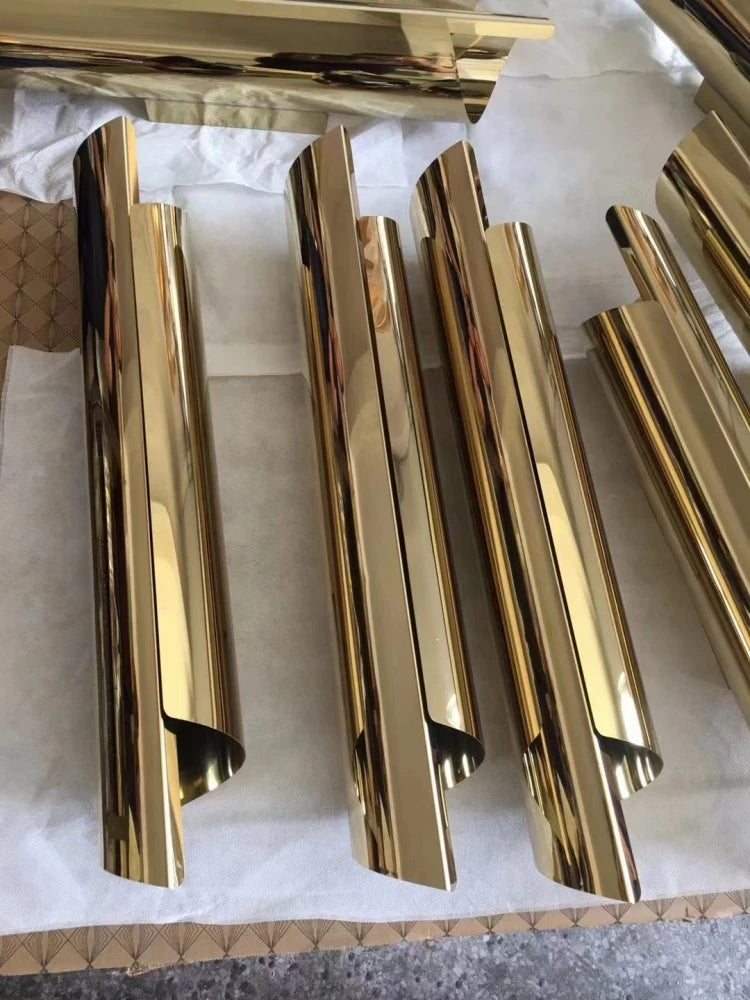 Art Deco Wall Light Gold Black White Stainless Steel Lamp Bedroom Parlor Stairs Aisle Sconce E27 Dropshipping