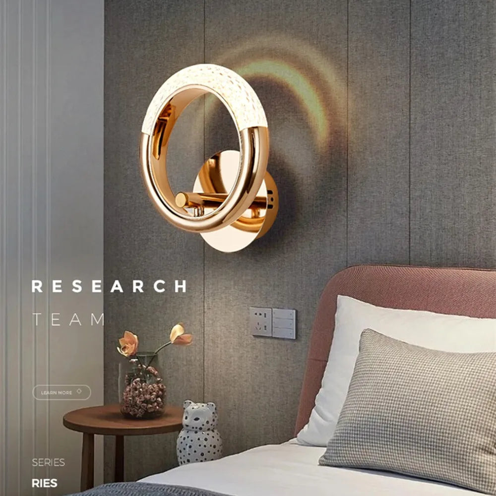 applique murale led moderne luminaire décoratif d'intérieur créatif - vue 5 sur 9