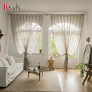 Voilage japonais transparent pour salon ou chambre élégant