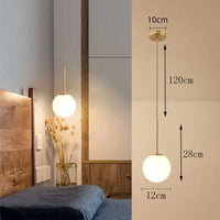 suspension cuivre câble doré ampoule g9 lustre