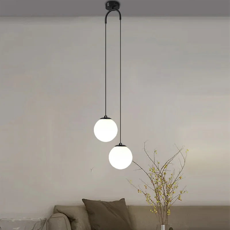 Suspension LED en verre moderne nordique pour salle à manger chambre lustre en or luminaires intérieur Restaurant Bar décor lampe suspendue - vue 10 sur 9