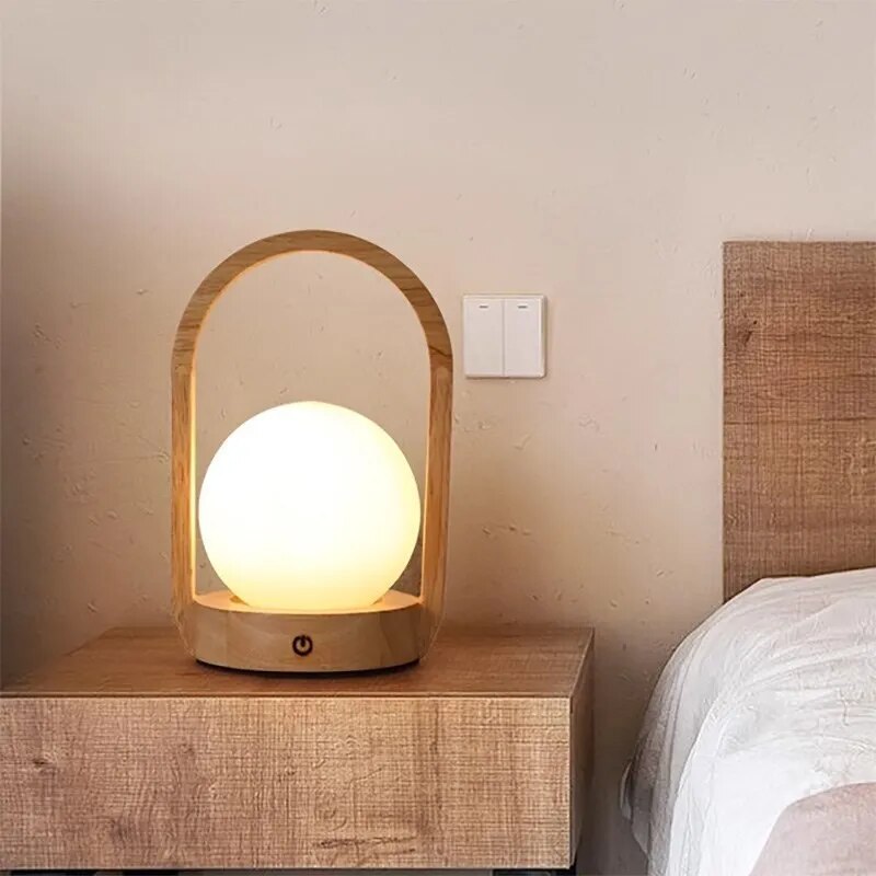 Lampe de Table LED nordique créative avec interrupteur tactile - vue 2 sur 11