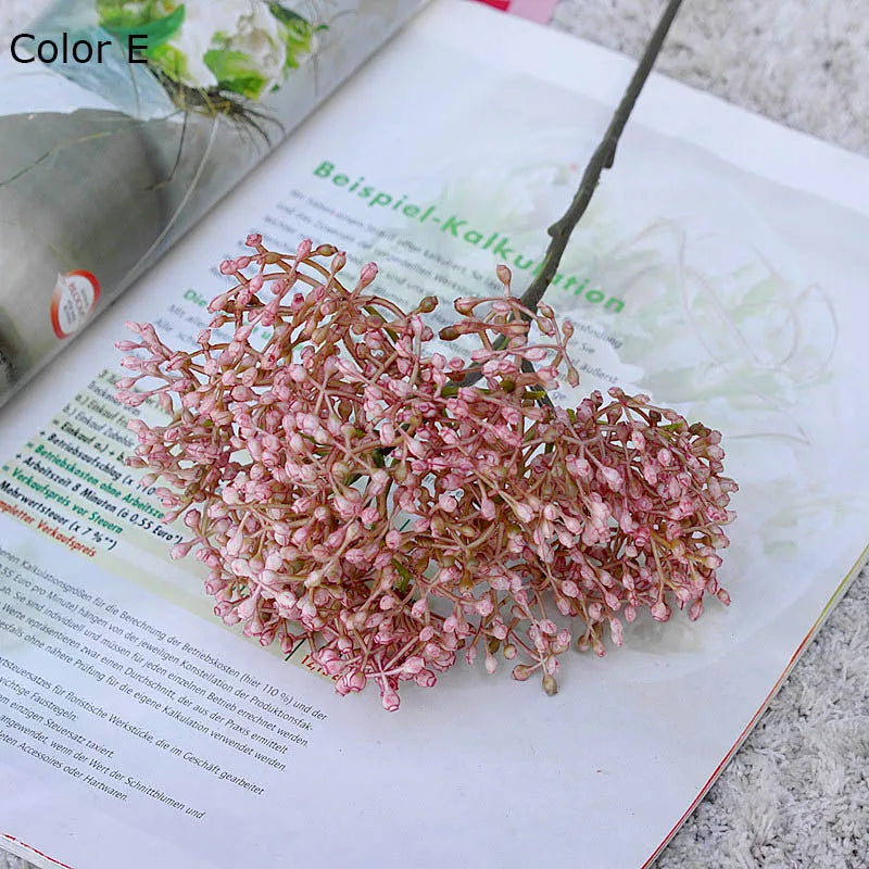 plantes artificielles rétro framboises pour décoration DIY maison - vue 11 sur 13